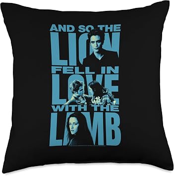 Twilight And So the Lion Fell in Love with the Lamb Movie Throw Pillow