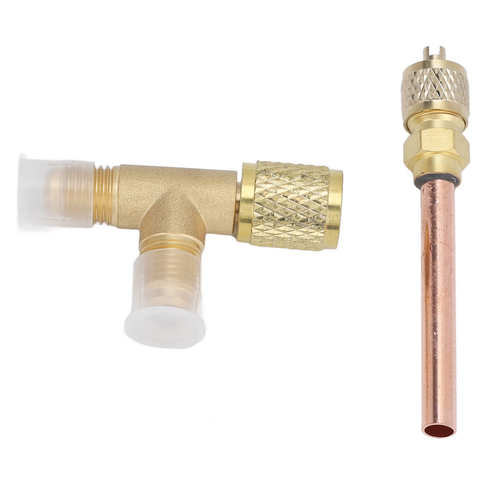 Raccord Rapide En T Aupoko 6,35 Mm - Adaptateur Valve Avec Connecteur Pivotant Pour Pompe à Vide