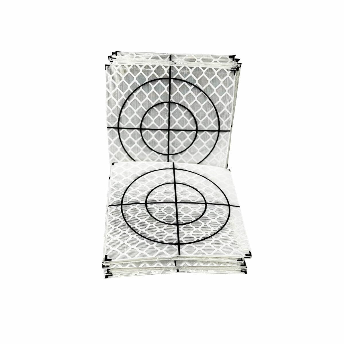 100PCS Reflector Sheet 50X50MM Reflective Tape Target Total Station (1.97X1.97