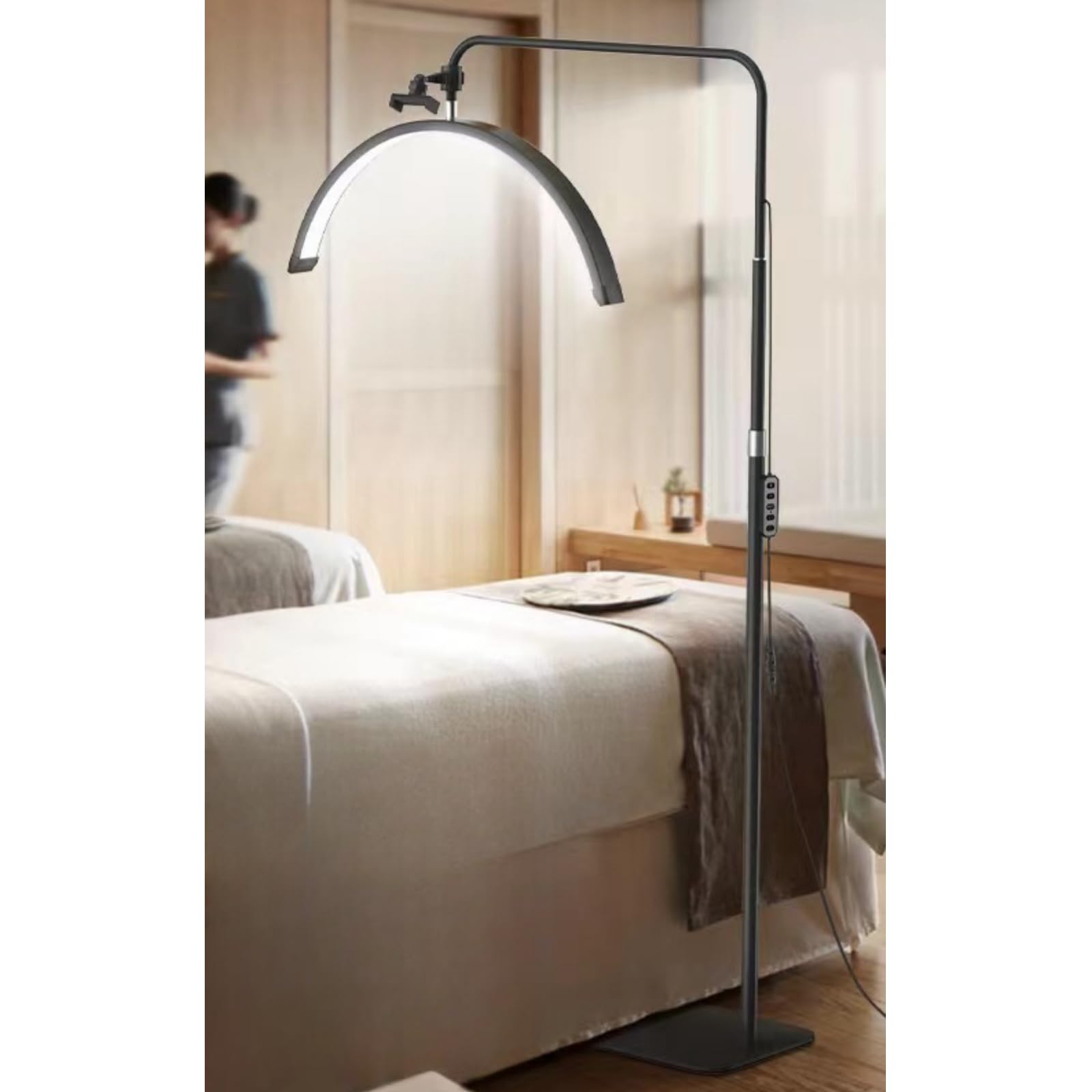 Amazon.co.jp : Bxzzuisハーフムーンランプ LEDフロアライト ハーフ