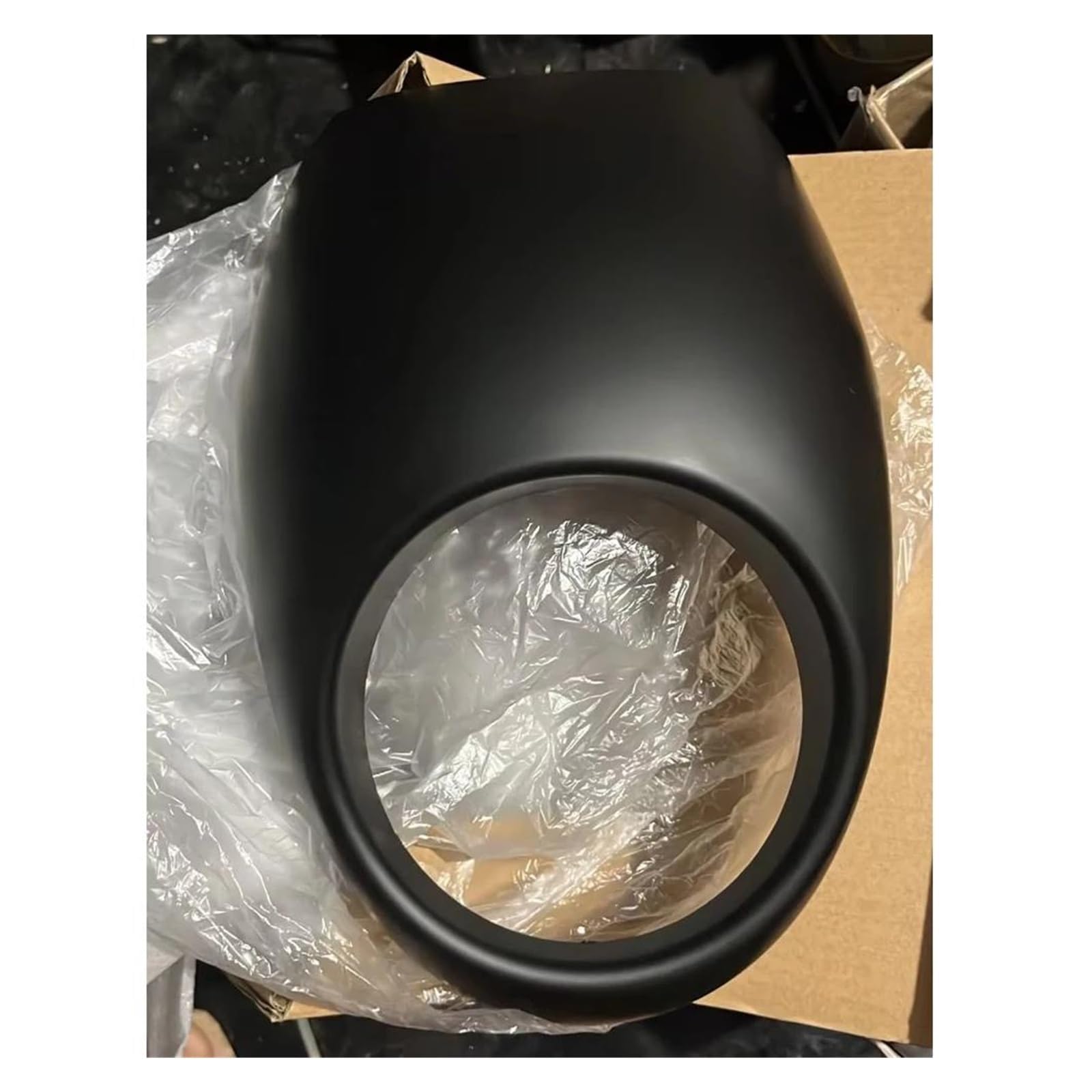 Per Royal Enfield per Super Meteor 650 Maschera per Parabrezza Anteriore per Motocicletta Copertura per Parabrezza Supporto per Forcella Accessori(Nero Opaco)