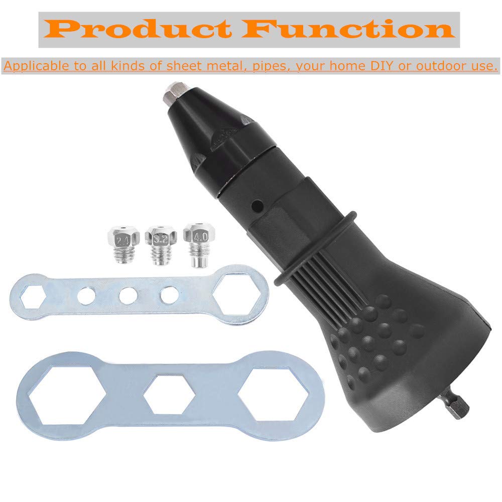 Electric Rivet Nut Gun Drill Adapter Cordless Drill Electric Rivet