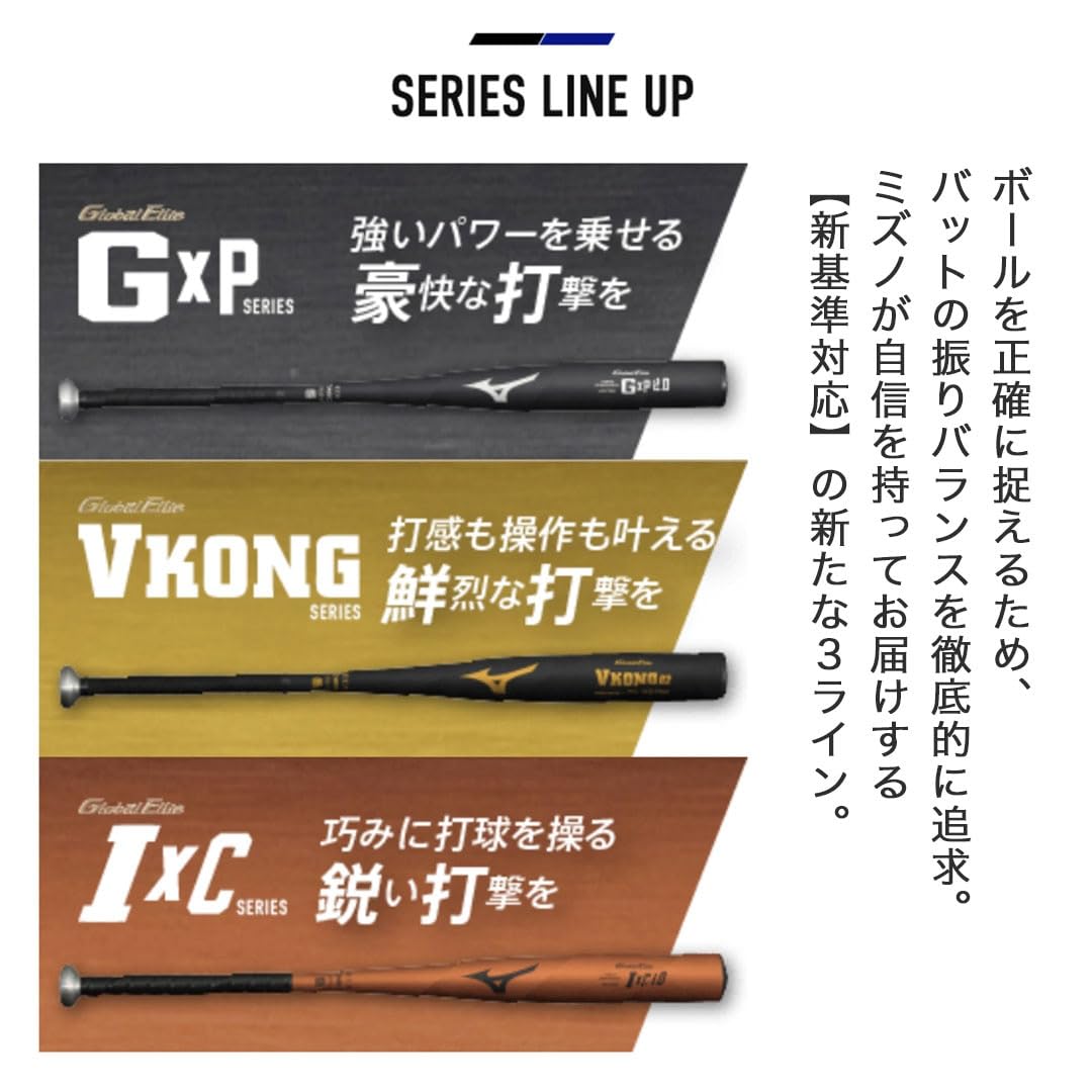 Amazon | [ミズノ] 硬式用【グローバルエリート】VコングEC(金属製