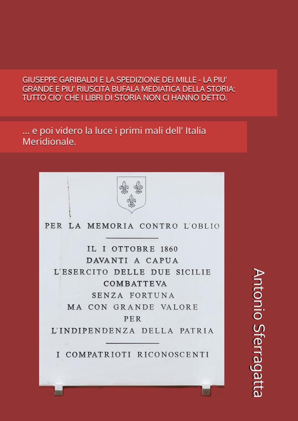 GIUSEPPE GARIBALDI E LA SPEDIZIONE DEI MILLE - LA PIU' GRANDE E PIU' RIUSCITA BUFALA MEDIATICA DELLA STORIA: TUTTO CIO' CHE I LIBRI DI STORIA NON CI ... luce i primi mali dell' Italia Meridionale.