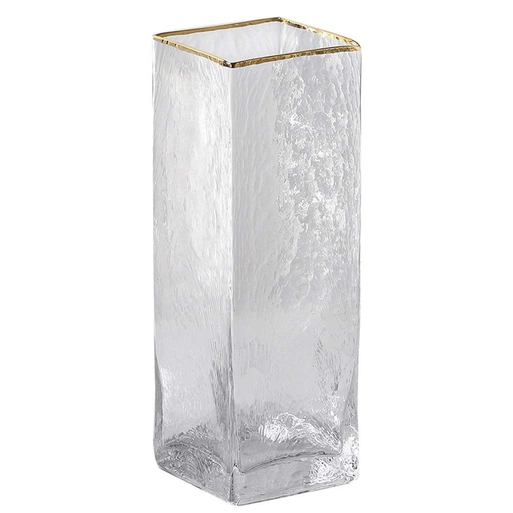 asdchZen Flower Vase Table Flowers Vase Transparent Glass Water Culture Vase Creative Living Room Desktop Decoration Vase Decorative Vases For Home Decor,Medium