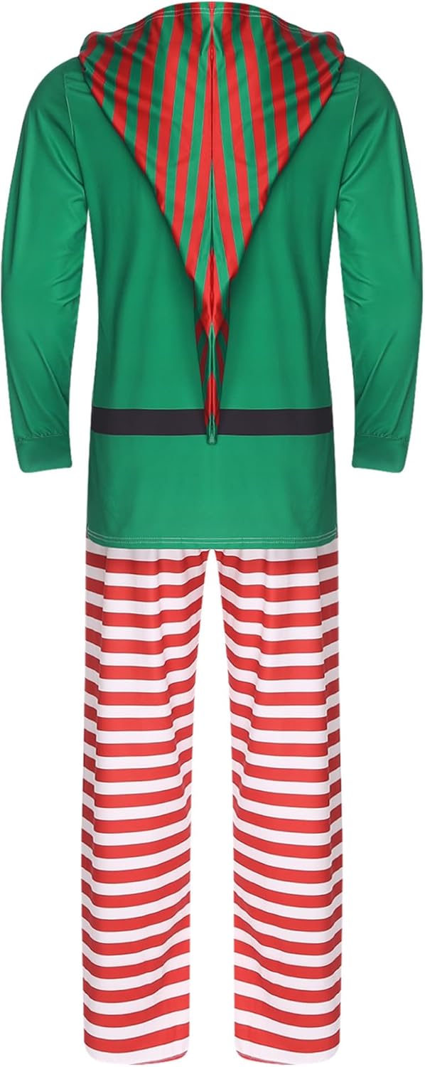 Mens 2 Pcs Adult Christmas Matching Family Pajamas Outfits Carnivals Xmas Holiday Clothes Set