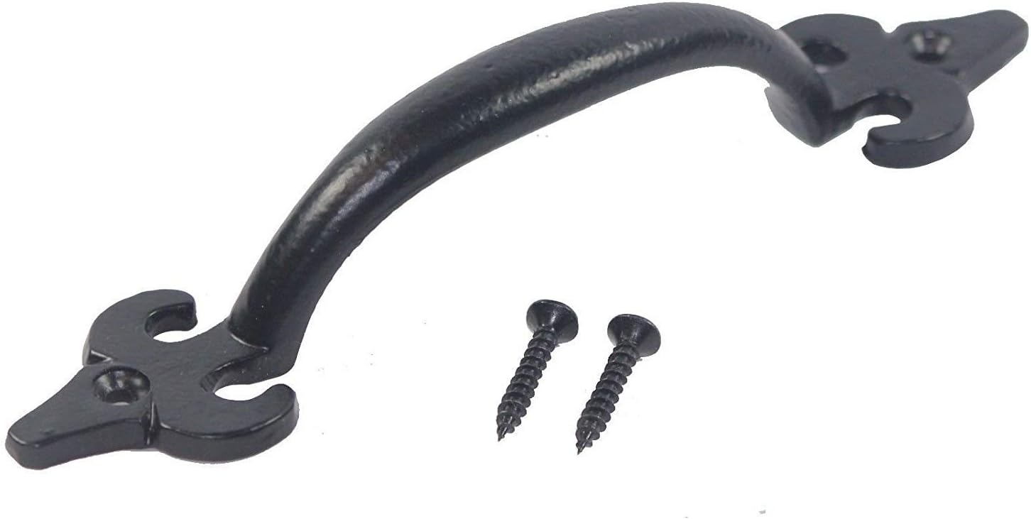 Nuvo Iron Black Antique Colonial Handle, 7"