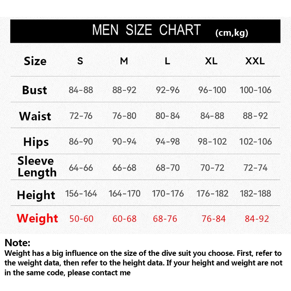 Traje De Neopreno De Cuerpo Completo Para Mujeres De 0,5 Mm, Trajes De Neopreno De Buceo Ultra Elásticos De Una Pieza Con Cremallera Delantera Con Capucha Para Snorkeling Surf Piragüismo Buceo,Men,M