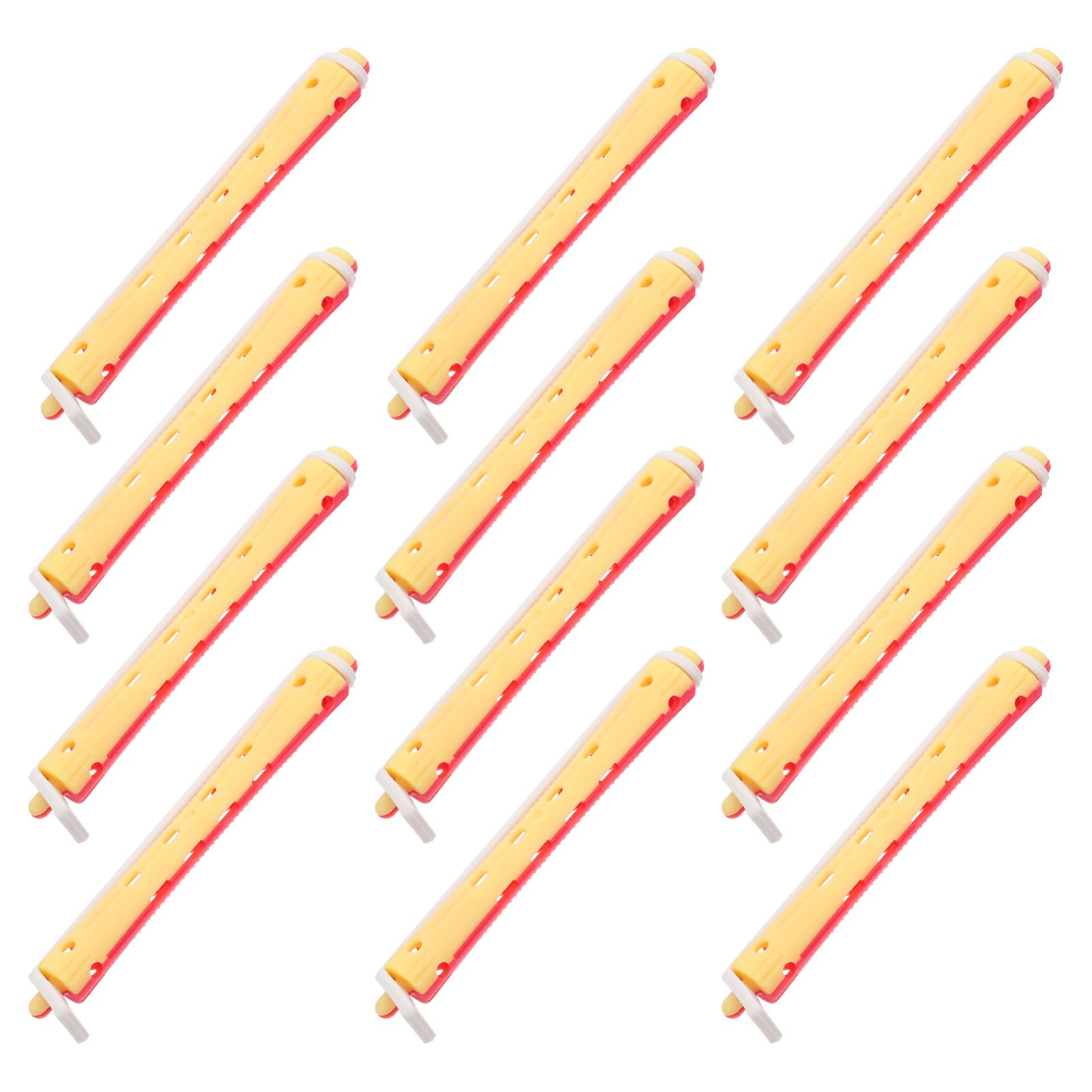 PACKOVE 12Pcs Hair Perm Rod Lightweight Curling Tools for Home Salon Use Curling for Women Durable Compact Design for Easy Styling