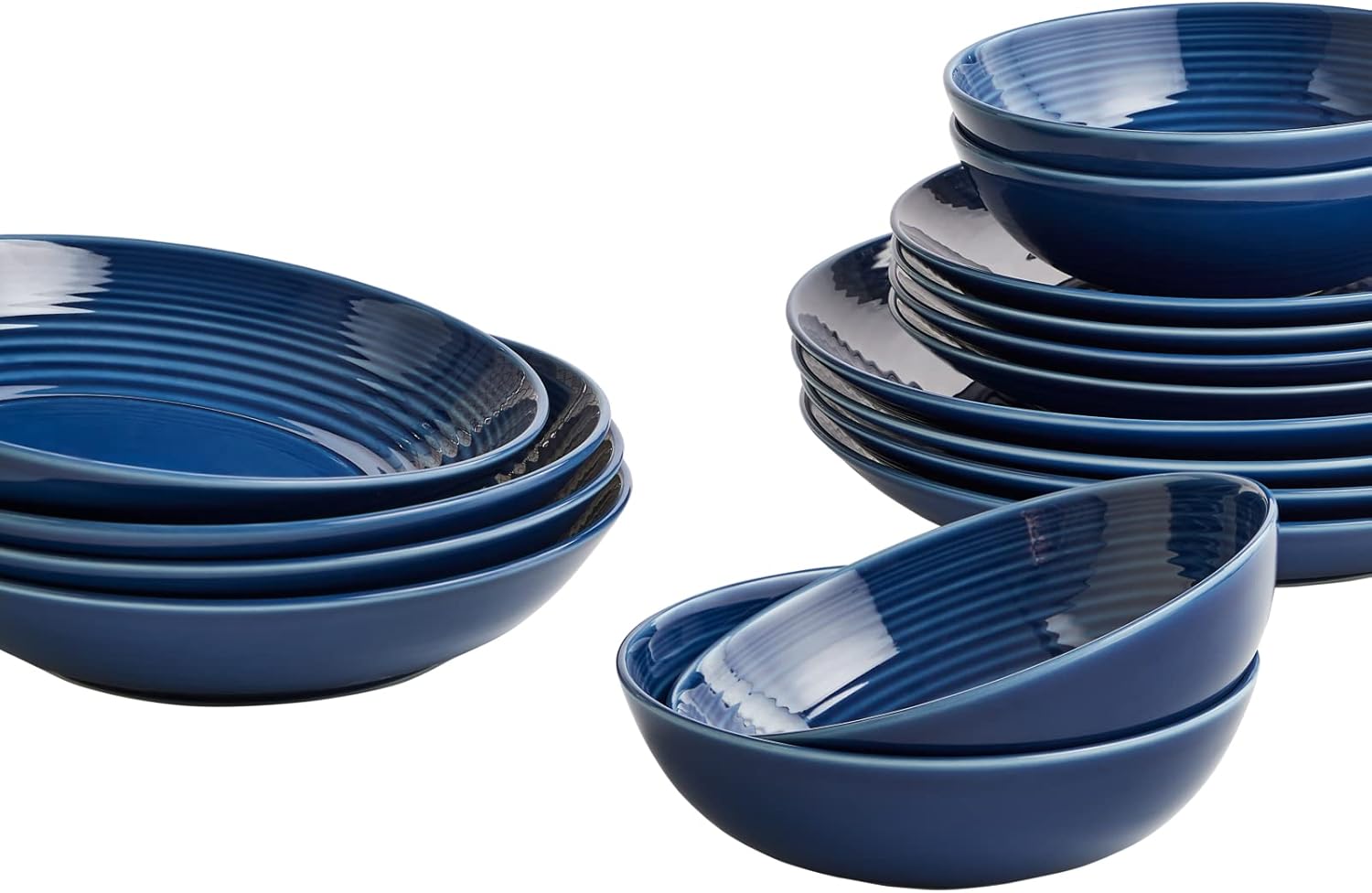 Gordon Ramsay Maze Denim 16-Piece Dinnerware Set Kuwait Ubuy