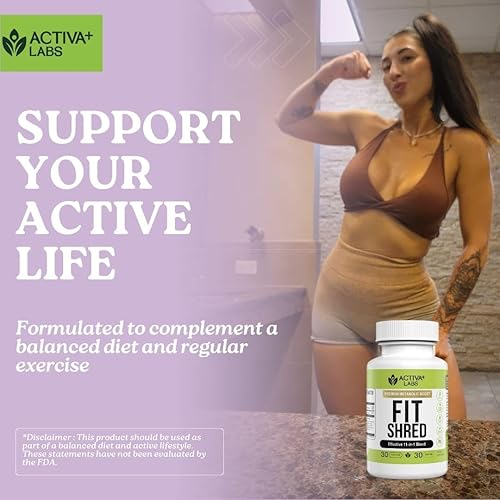 Miniatura 8 de Swiss Activa+ Paquete de hierbas 7 en 1 Berberine & Activa Labs Fit Shred 11 en 1  Soporte metabólico, cardíaco, digestivo y para controlar el peso