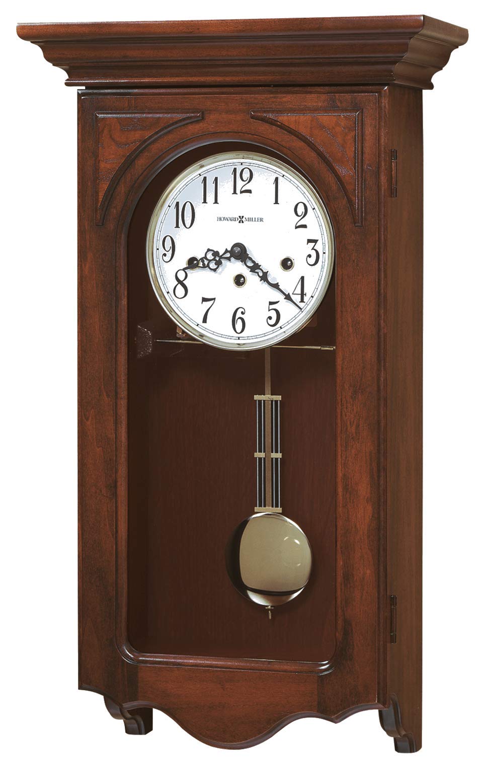 ギフト BICストアHoward Miller Lambourn I Wall Clock 620220 Windsor Cherry with DualChime Movement
