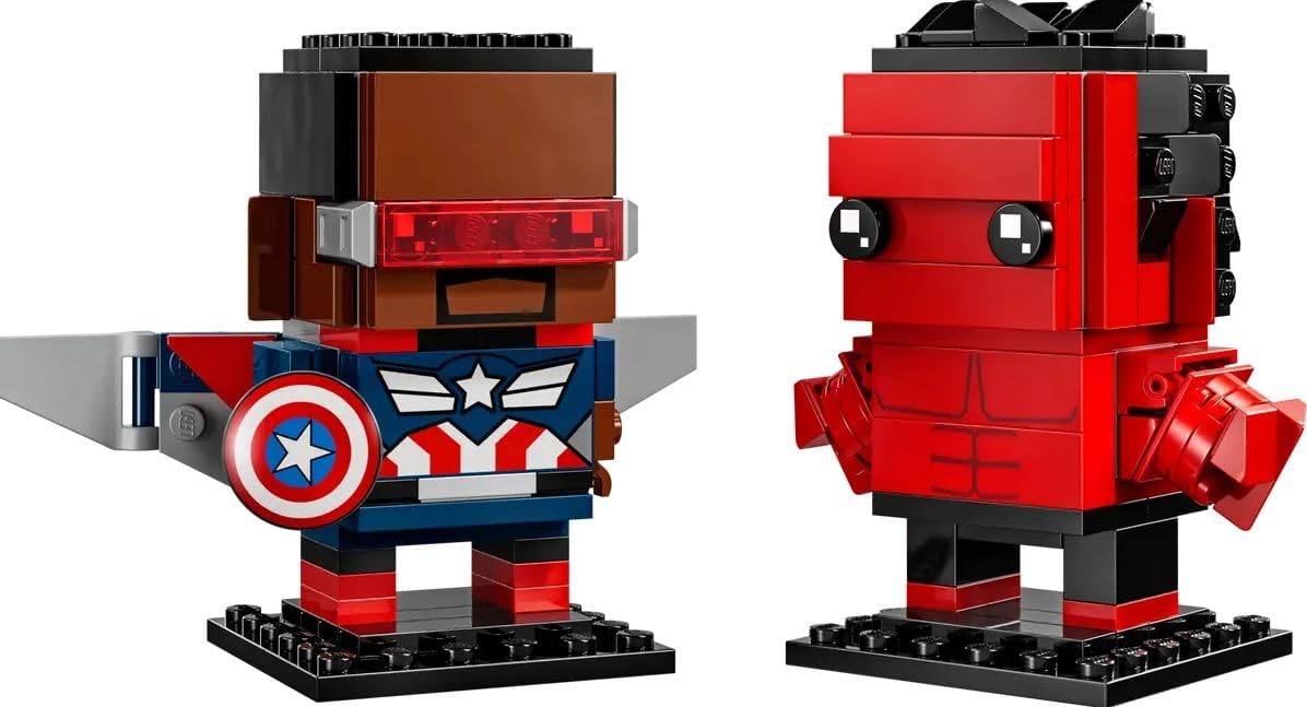 Captain America & Red Hulk BrickHeadz by LEGO