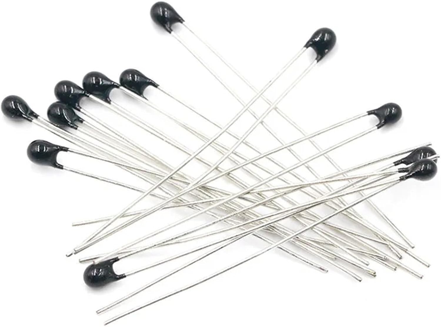 100PCS NTC Thermistor MF52AT NTC-MF52AT Thermal Resistor 1K 2K 3K 4.7K 5K 10K 20K 47K 50K 100K OHM 3590 5% MF52(1K)