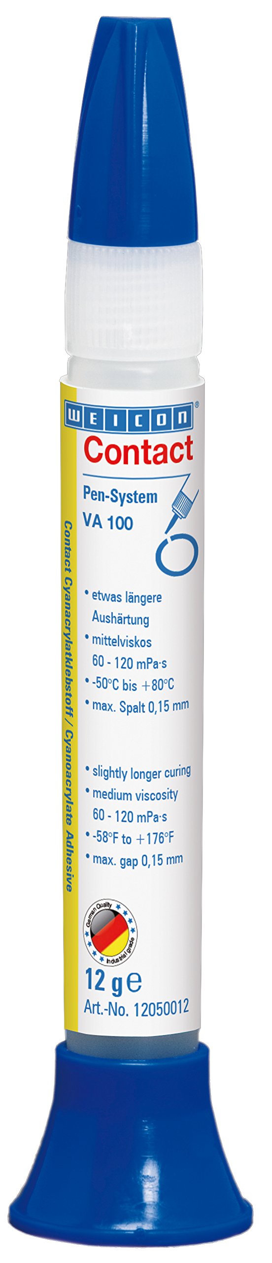 WEICON Contact VA 100 12 g | Cyanacrylat-Klebstoff | Universalkleber