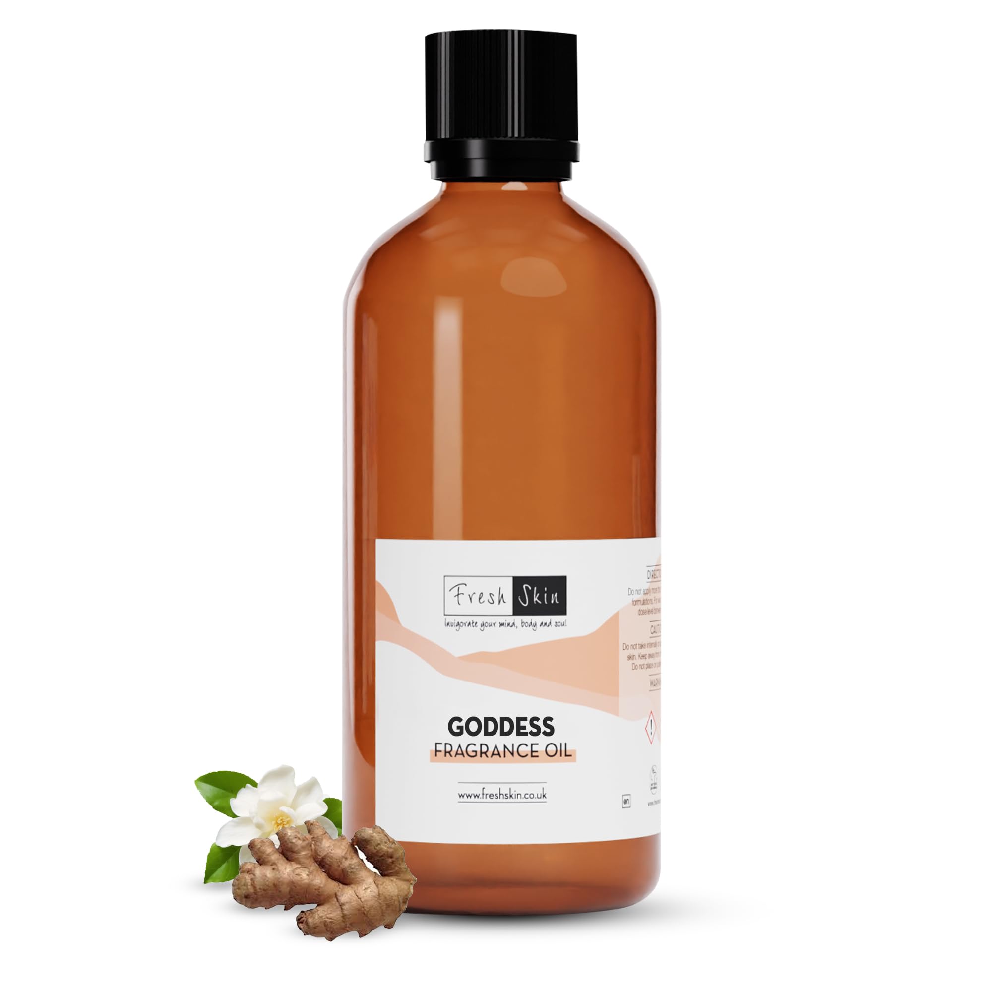 Freshskin Beauty LTD | Goddess Fragrance Oil 100ml - Candles, Bath Bombs, Soap Making, Reed Diffusers & Wax Melts - Cosmetic Grade - Vegan Friendly - A Rich, Complex, & Long Lasting Scent!