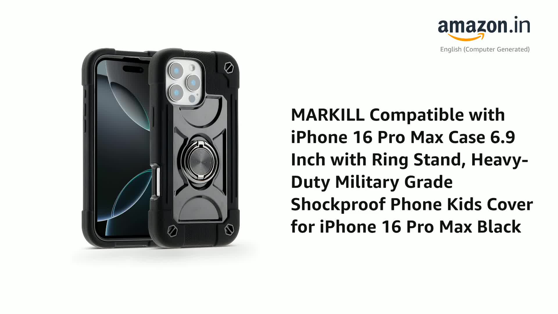 Aazon.co: ARKILL Copatible With IPhone Xs Ax Case 6.5 Inch With - View #3