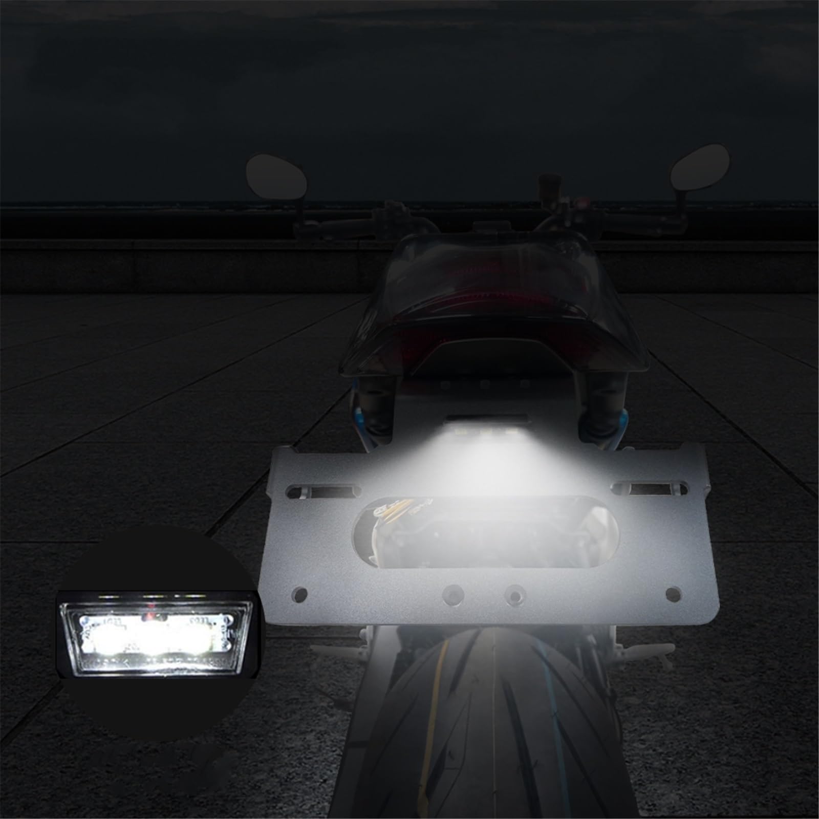 Compatibile Con XSR900 2022-2024 Per GP 2024 Supporto Per Targa Posteriore Per Motocicletta Supporto Per Kit Eliminatore Attacco Targa Moto