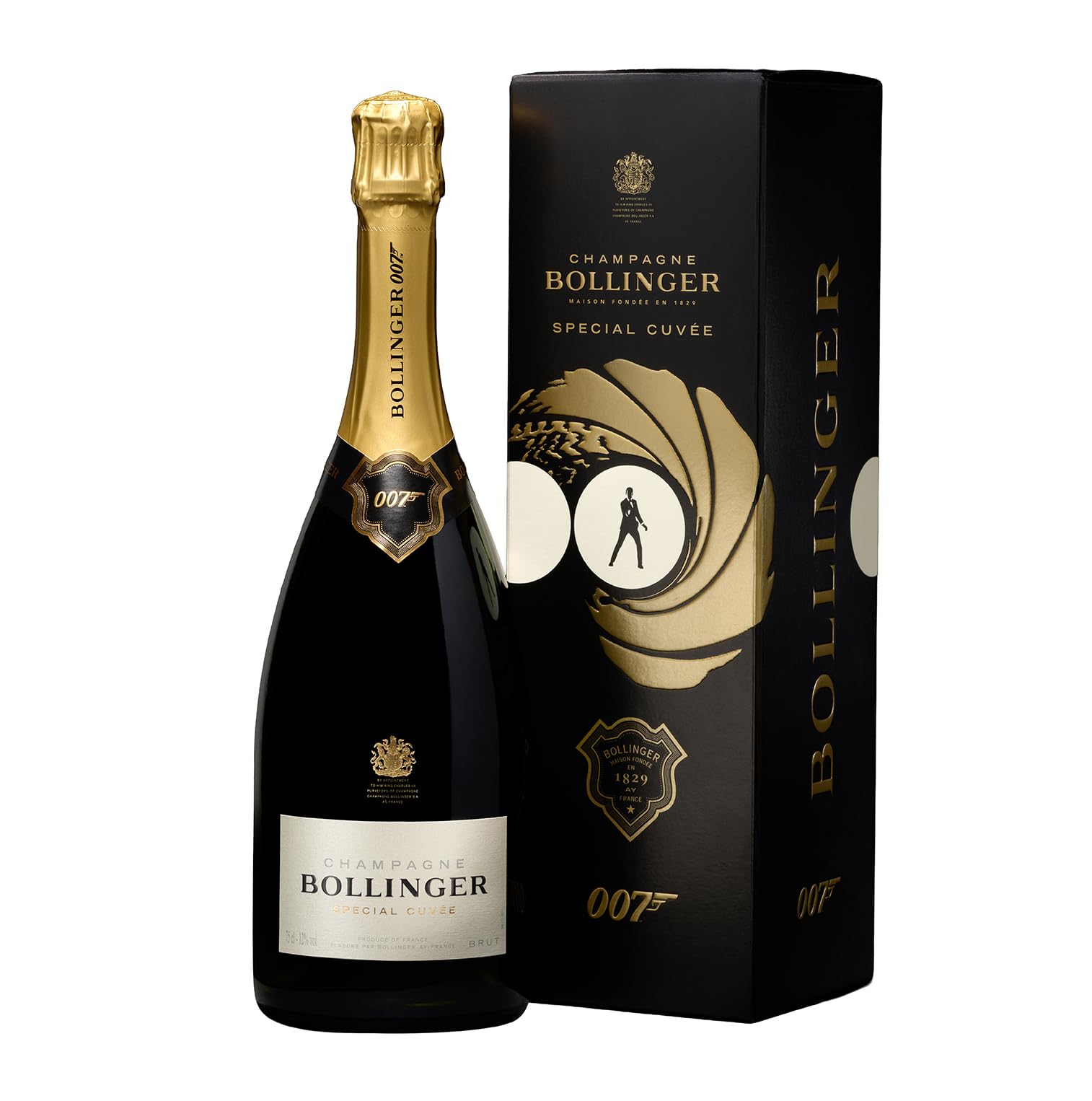Bollinger Special Cuvee Non Vintage Champagne | Limited Edition James Bond Gift Box | 75cl