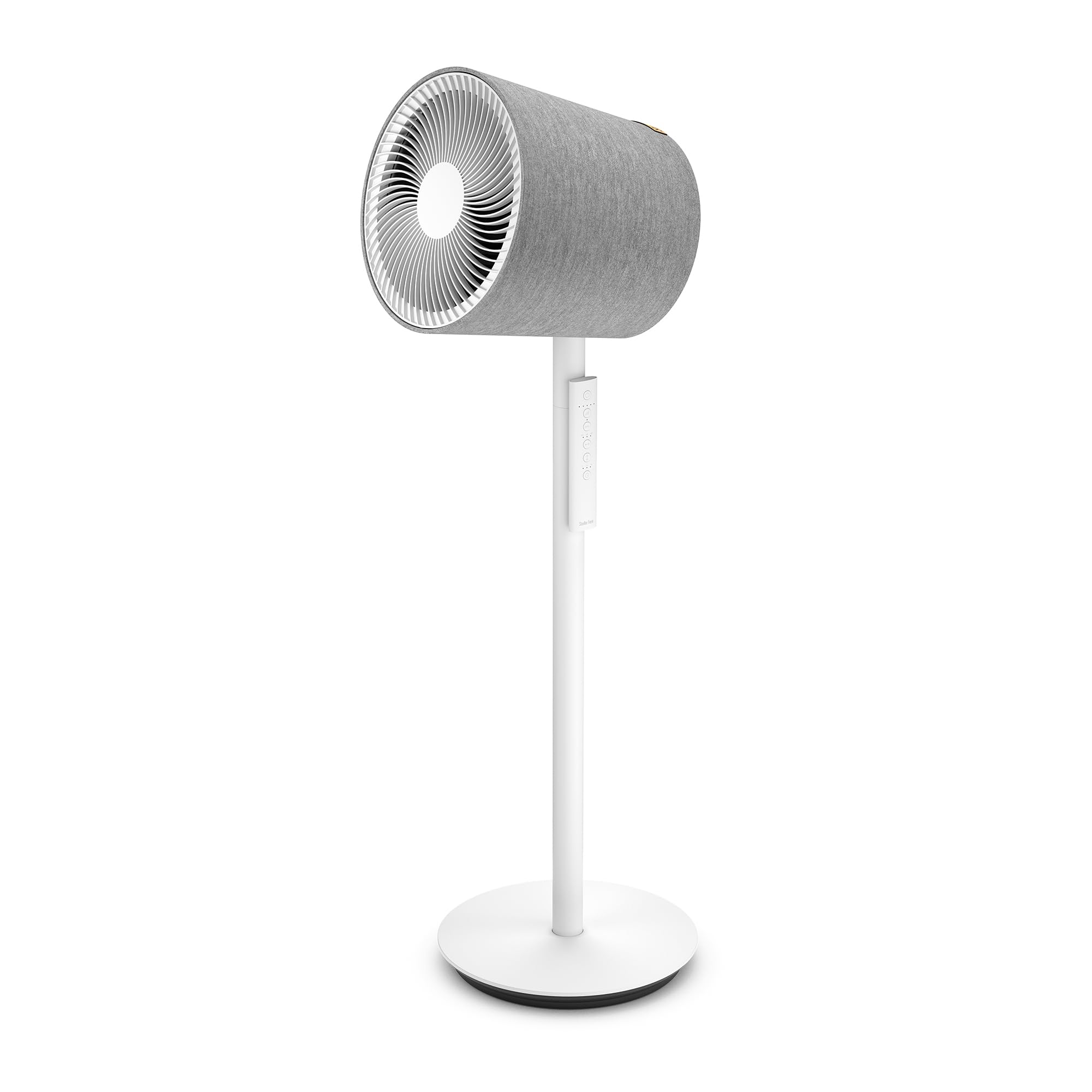 Stadler Form Ventilador Simon, ventilador de soporte 3D, mit horizontaler und vertikaler Schwenkfunktion, 10 Geschwindigkeitsstufen, mit Funk-Fernbediung, leise, weiss
