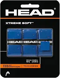 Head Xtreme Fita macia para raquete de tênis Overgrip Pacote com 3 unidades, branca, pacote EUA