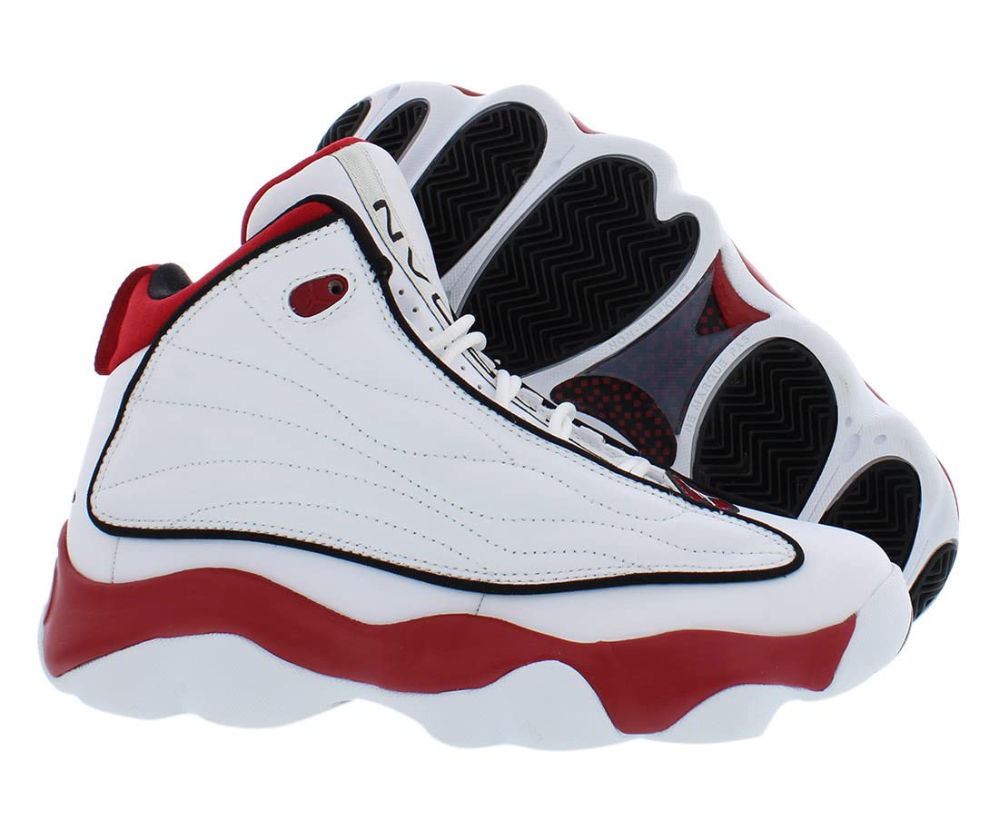 Jordan Pro Strong (Big Kid) White/Black/Gym Red 5.5 Big Kid M