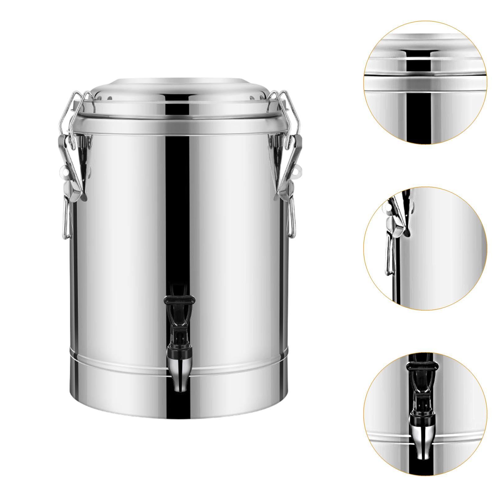 Dispensador de Bebidas Frías Y Calientes, Agua Caliente, Acero Inoxidable, Leche, tal como se describe, 10l