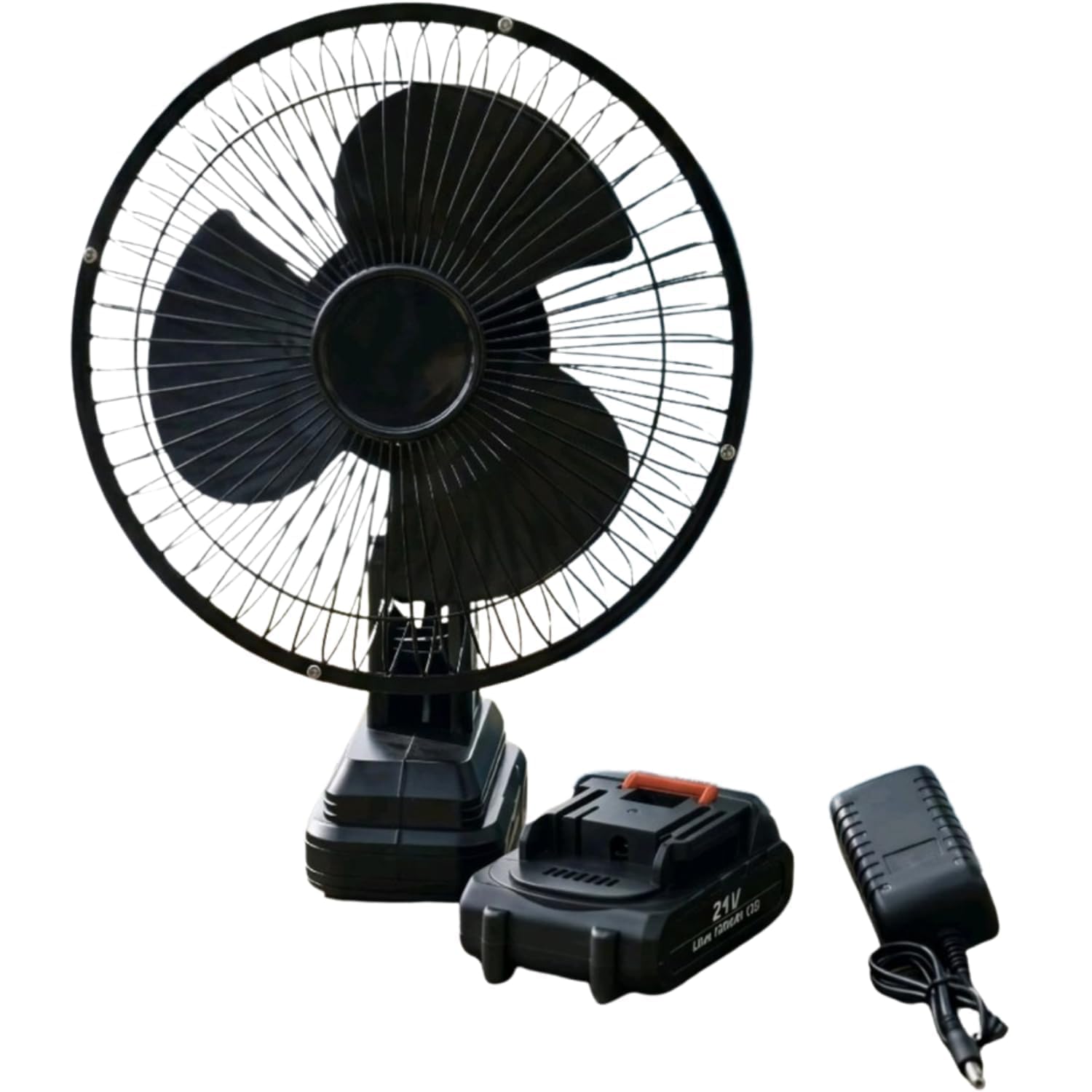 Wireless Rechargeable Table Fan with Removable Lithium Battery | Portable Cordless Fan for Home, Office, Camping, Travel, Fishing & Emergency Backup Cooling-image-17