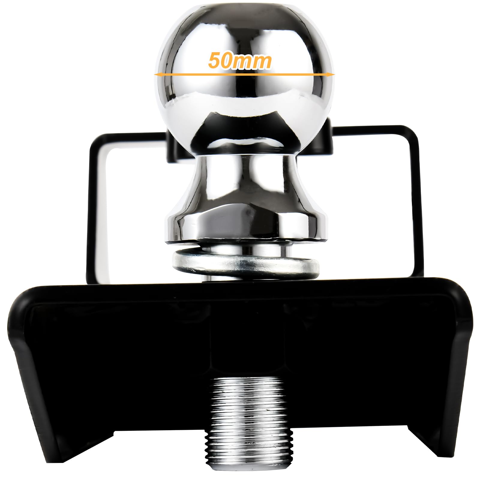 Warmfay Rangierhilfe Kugelkopf Gabelstapler, Rangierhilfe Anhänger für Gabelstapler, Frontlader, Anhänger, Anhängerkupplung, Gabelzinken