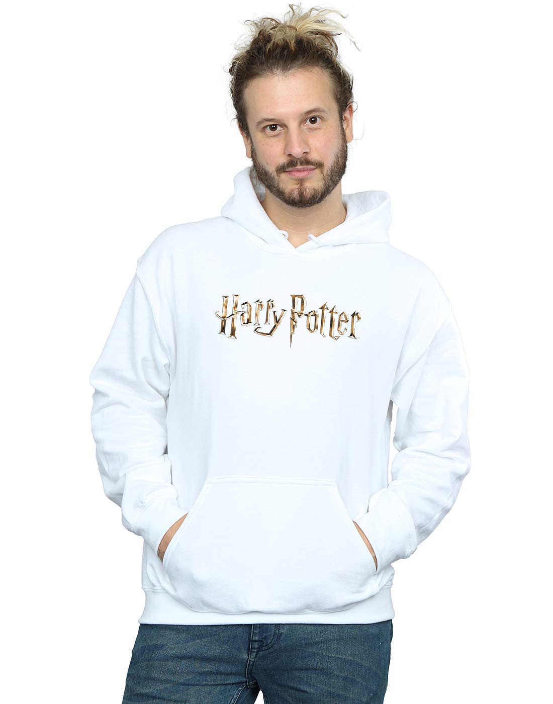 Harry Potter Men's Hoodie - White - L