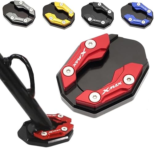 Miniatura 3 de Motorcycle Side Bracket for Y&AMA&ha XAMX300 Xmax 300 X-MAX 350 2015-2021 2020 2019 Motorcycle Kickstand Side Stand Enlarge Foot Extension Pad