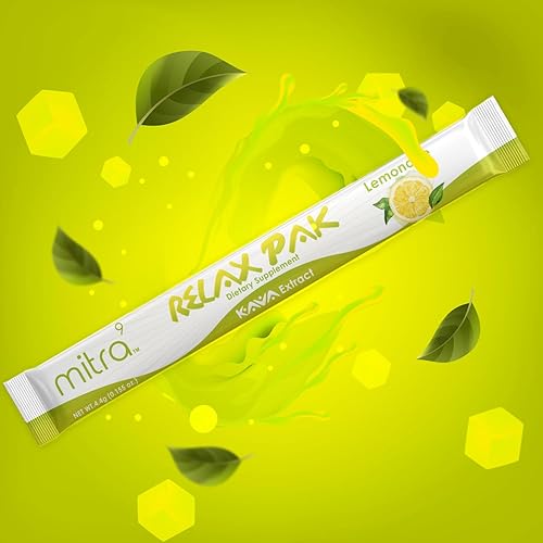 Miniatura 2 de MITRA-9 Kava Powder RelaxPak - Paquetes de polvo de extracto de kava de limonada  Potenciador del estado de ánimo  A base de plantas  Promueve la