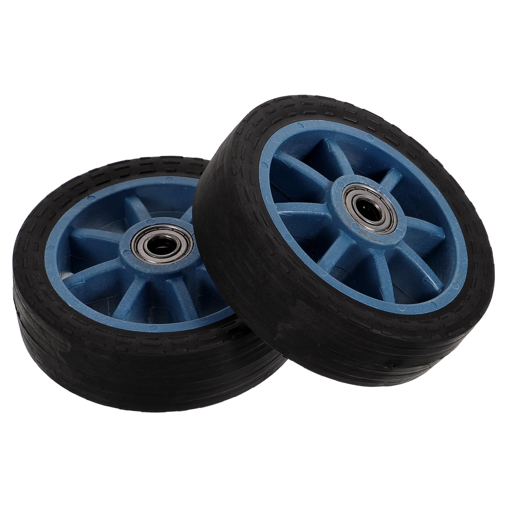 Lot de 2 Roues de Remplacement pour Chariot en Pvc, Roues Pivotantes Conviviales pour Fauteuil Roulant et Chariot, Accessoires Solide pour Usage Quotidien