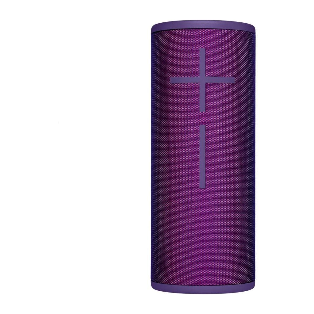 Ultimate Ears, BOOM 3 Wireless Bluetooth Speaker, Bold Sound + Deep Bass, Bluetooth, Magic Button, Waterproof, 15-Hour Battery, Range of 150 Ft, Ultraviolet Purple, 1 Count size.value: 1 Count