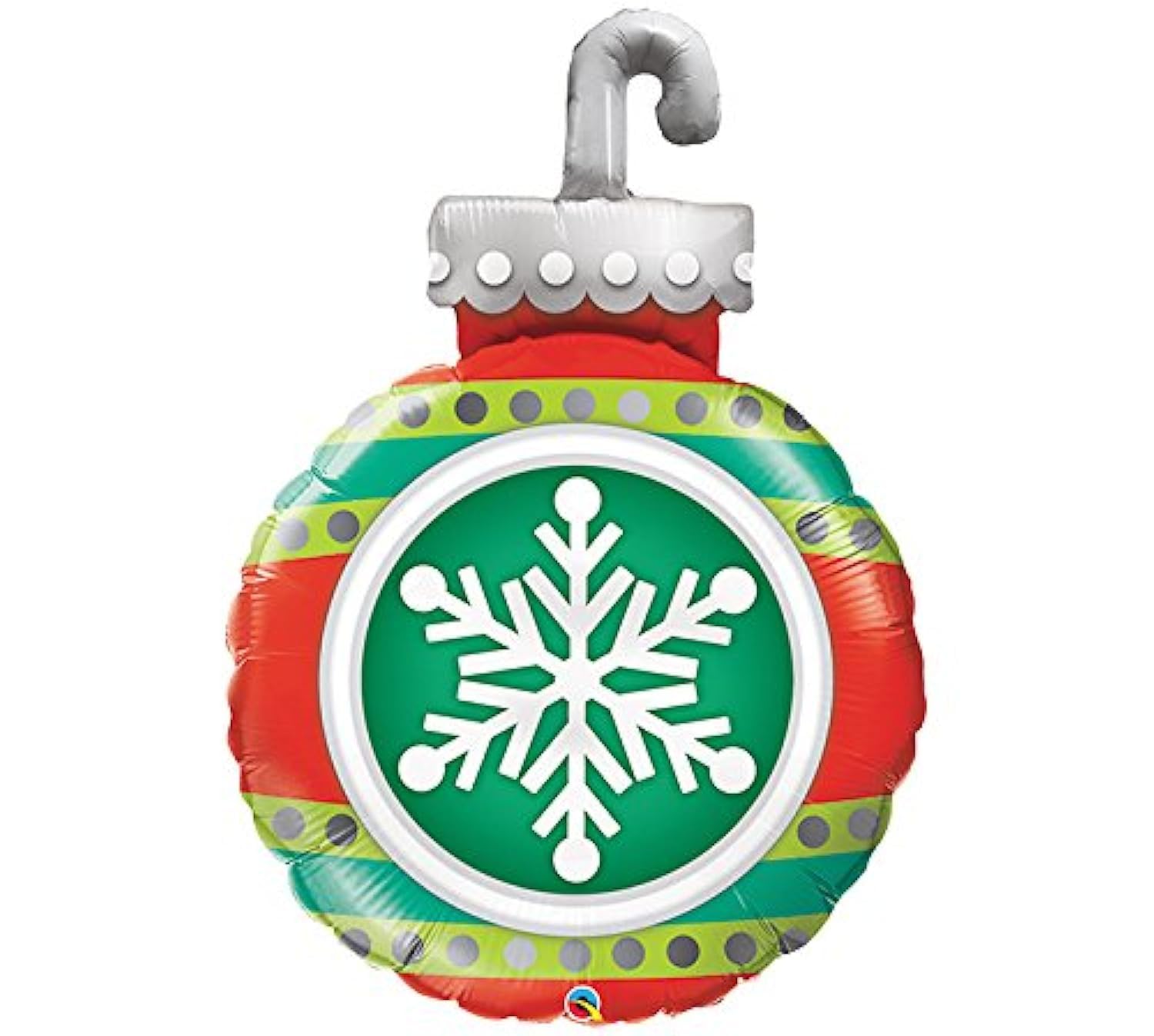 Betallic 35" Pkg Xmas Snowflake Ornament Foil Balloon - 1 Count, Multiple Colours, Christmas, Kids