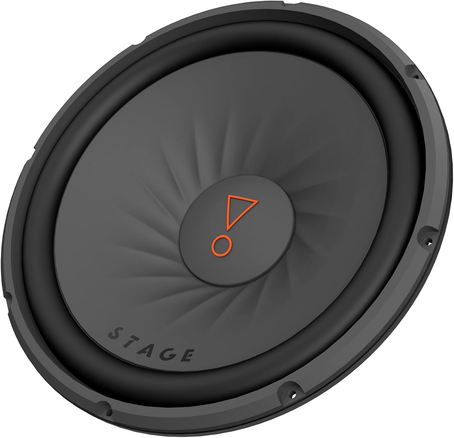JBL Stage 122 Subwoofer Auto 300 mm (12”), passivo, 250W RMS e 1000W Max, 4 Ohm, 91 dB, risposta in frequenza 34–200 Hz, bobina da 2”, altezza incasso 15,4 mm, per box o installazione libera