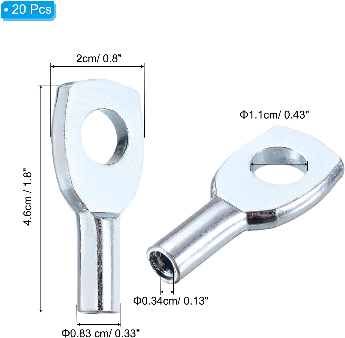 PATIKIL Cable Ball Stopper, Gym Machine Accessories for Cable Fitness Equipment Wire Rope Port Joint Replacement Parts