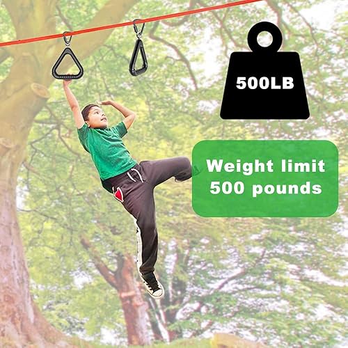 Miniatura 17 de Dolibest Monkey Bars Trapecio Bar Kids Monkey Bars Playground Trapecio Bar Anillos Swing Sets para patio trasero con barras de mono Curso Ninja