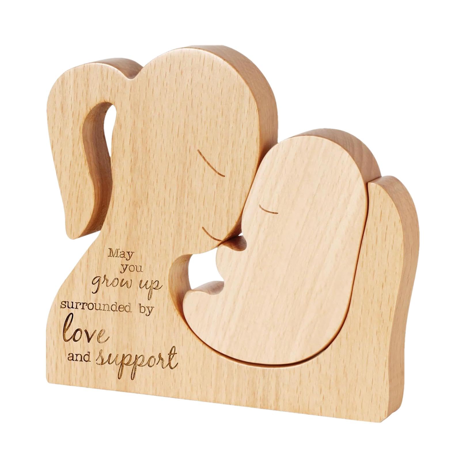 お母さんの家族ヌードの画像 Amazon.co.jp: 木製ママの置物 | お母さん木製彫刻 | 木製の母像、彫刻された木製のママ像、母性を祝い、家族の絆を大切にするための思いやりのあるプレゼント  : ホーム＆キッチン