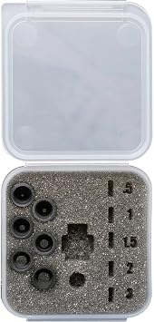 Specialty Archery Podium Peep Aperture Kit 6 pk. Black