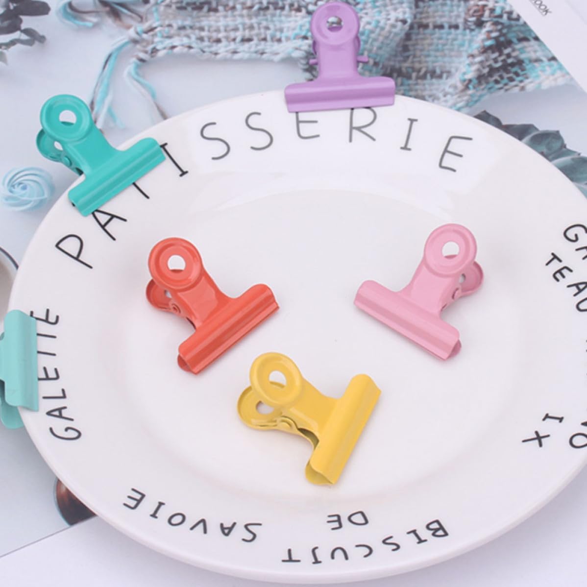 12pcs Colorful Plastic Sealing Clips for Snacks Food Storage image 3