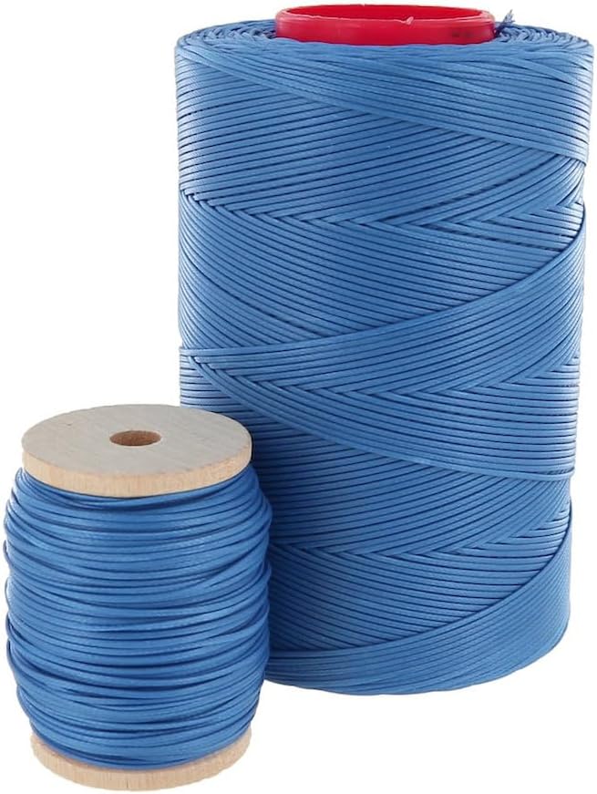 Ritza 25 Tiger Thread, Waxed Polyester, Blue, 1.0mm - 50 Meters