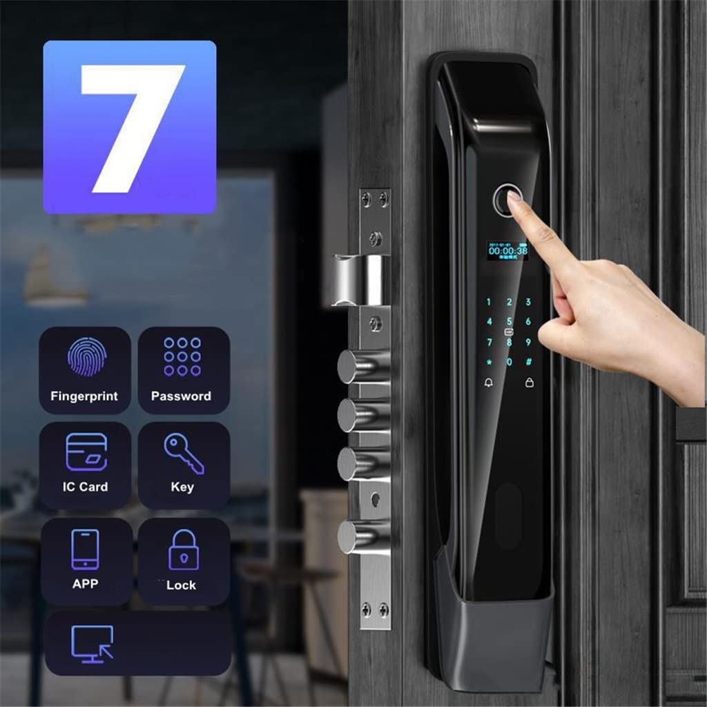 App Password di Impronta Digitale APPRIT Smart Door Dorst Keyless Biometric Automation Gate Blocco con Cilindro (24x240mm) Octopus Feet