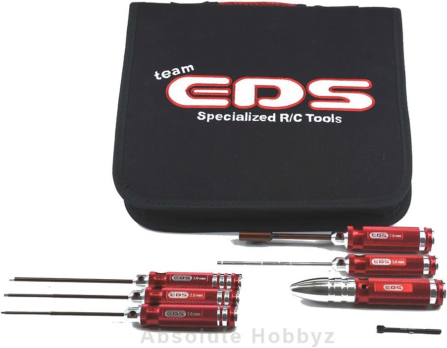 EDS Racing 7 Piece Tools Set w/ Bag for Electric Touring Cars