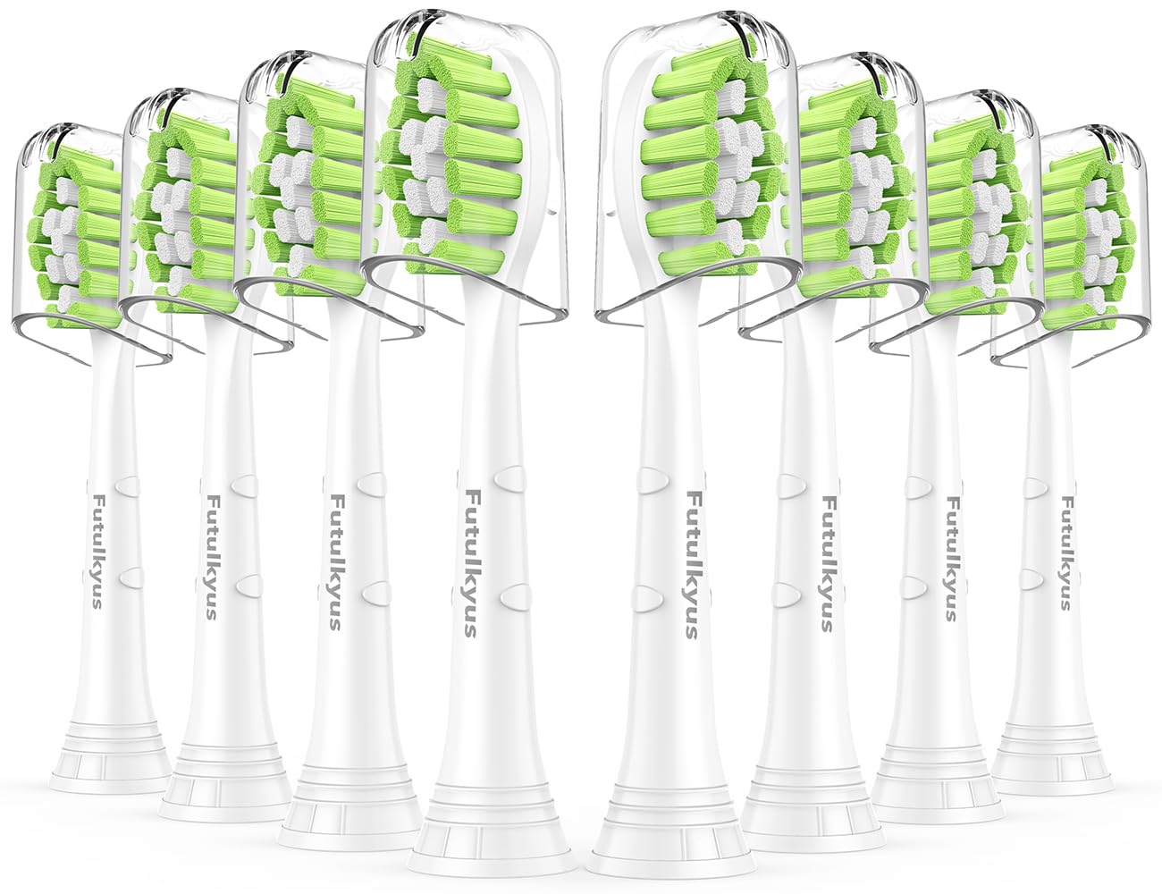 Cabezales de repuesto para cepillo de dientes Philips Sonicare DiamondClean C2 C1 4100 G2 W, control de placa, cabezal de cepillo eléctrico Simply Clean, 8 unidades