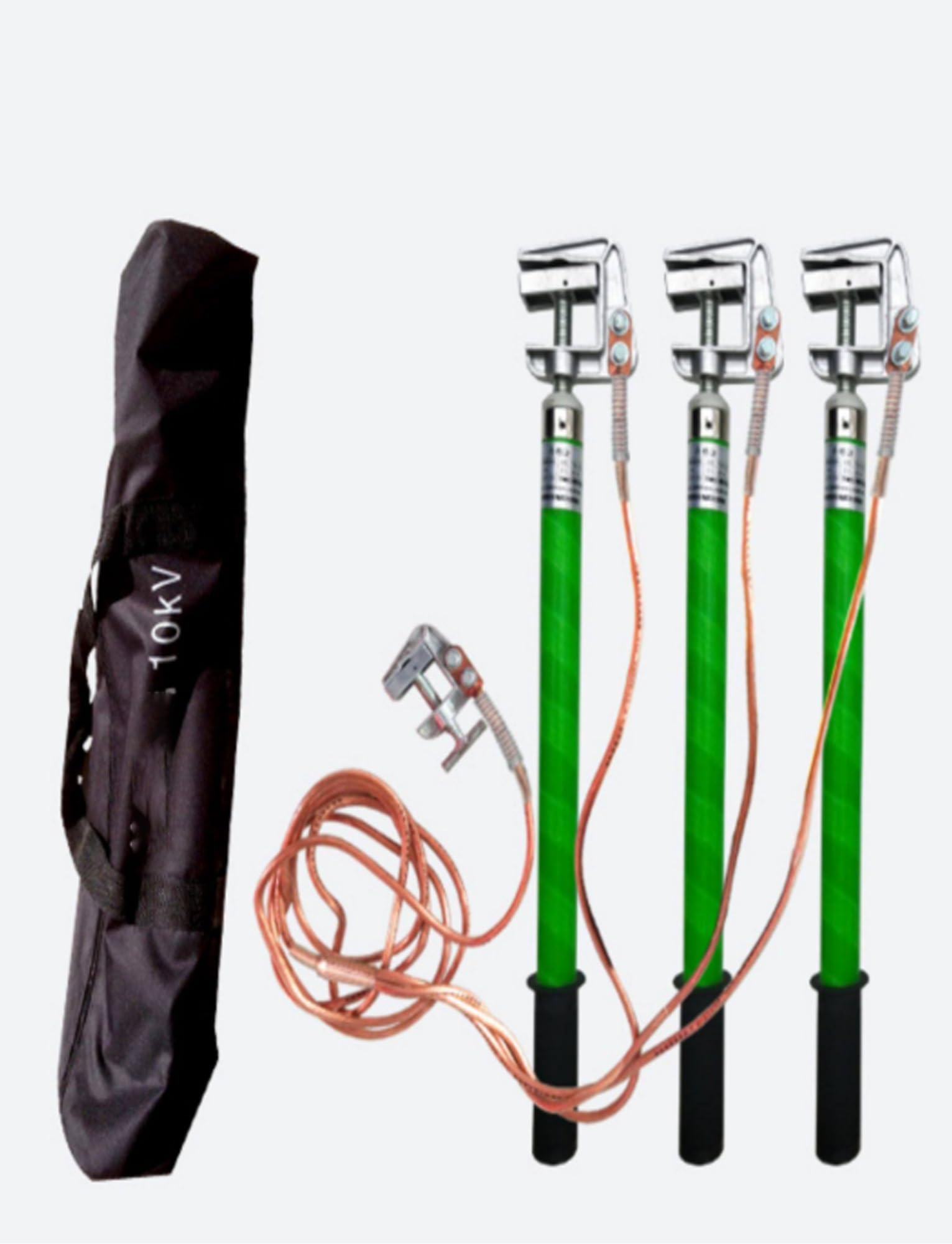 Filo di messa a terra elettrico con cavo di rame e Rod per sistemi elettrici ad alta e bassa tensione