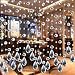 A Set Luxury Home Decoration Crystal Glass Bead Curtain For Living Room Bedroom Window Door Wedding Decor 1M By Woaills (Clear)
