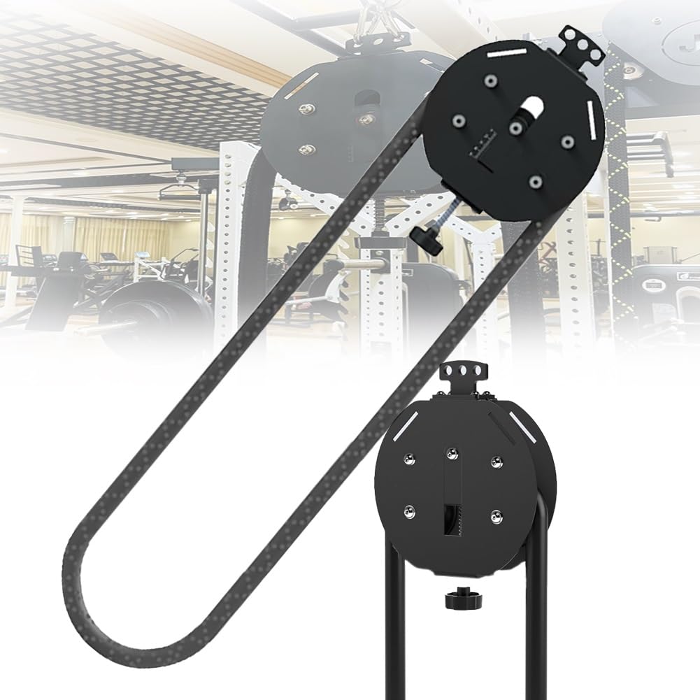 Endlosseiltrainer, Seilzugsystem Mit Einstellbarem Widerstand – for Muskelausdauer, Training Der Oberen Extremitäten, Aerobic-Übungen Und Ganzkörperkoordination