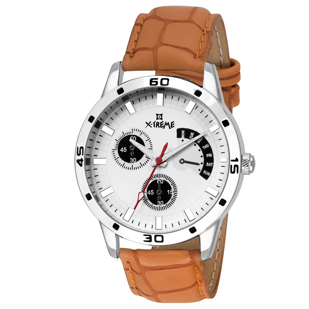 Xtreme Round Silver Dial Water Resistant Watch Men/Boys (65_PRK_X) (B07N79S7JP) Amazon Price History, Amazon Price Tracker