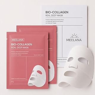 MEELANA Bio Collagen Deep Collagen Night Mask Hydrating Overnight Hydrogel Korean Glass Skin Mask For Deep Hydration Wrapp... Price In India